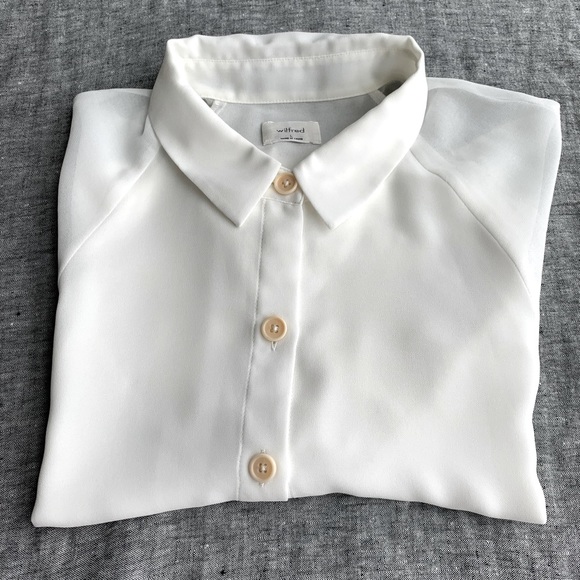 Wilfred Crop Top Blouse - Picture 1 of 7